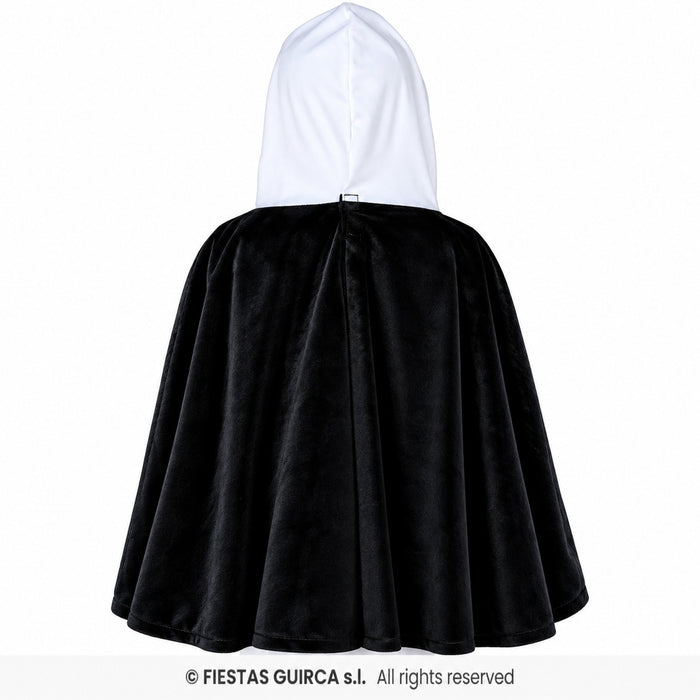 Babykostüm "Skelett Poncho" für Kinder | Schwarz Weiß