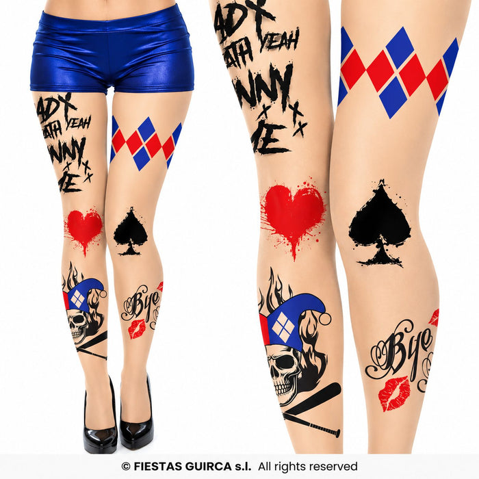 Strumpfhose "Crazy Harlekin" für Damen | Einheitsgröße
