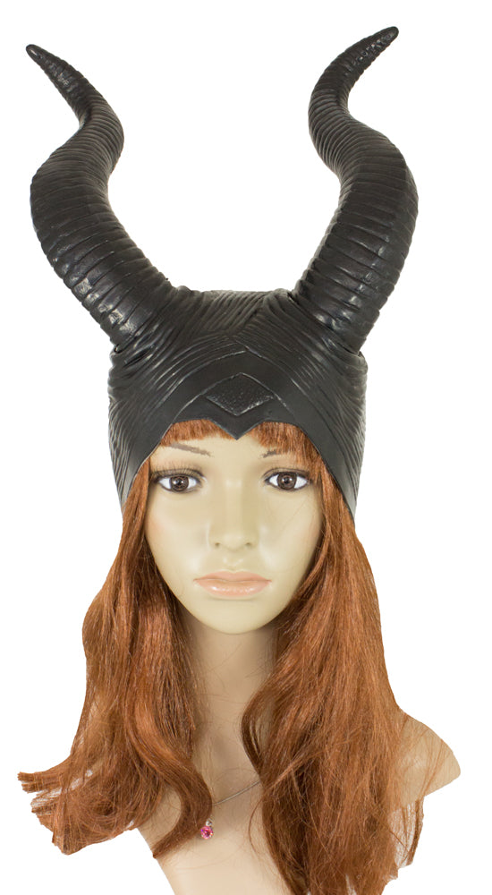 Zoelibat Karnevalsmaske Mit Hörnern – Dunkle Fee In Schwarz, Für Halloween & Kostümpartys, Made In Germany
