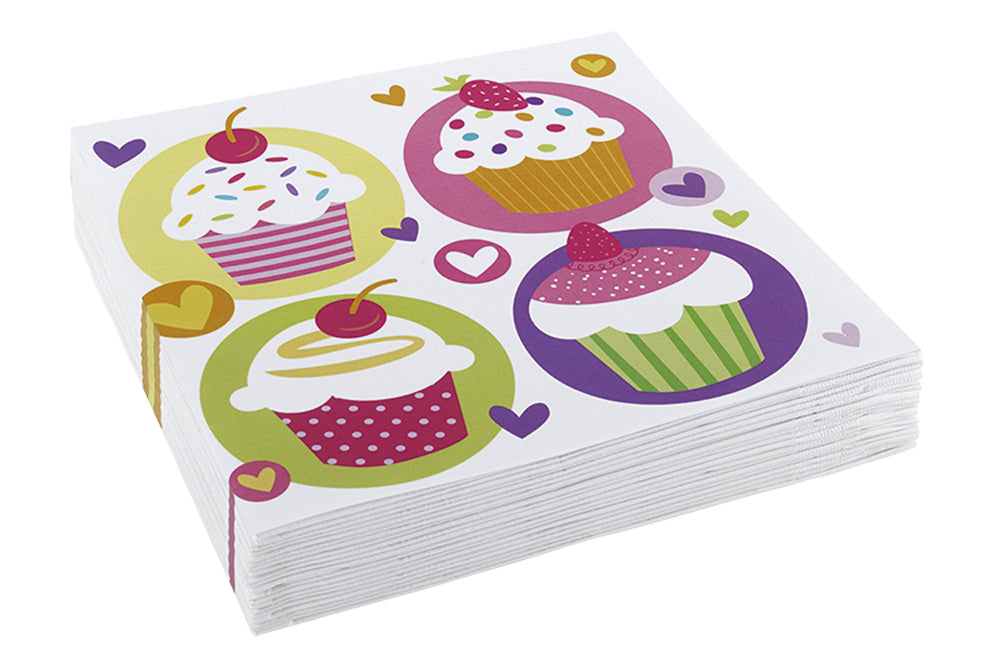 "Cupcake" | Servietten 20Stk./33x33cm