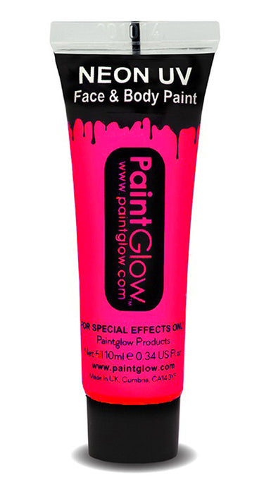 UV Neon Face & Body Paint Make-up - 10ml | Pink