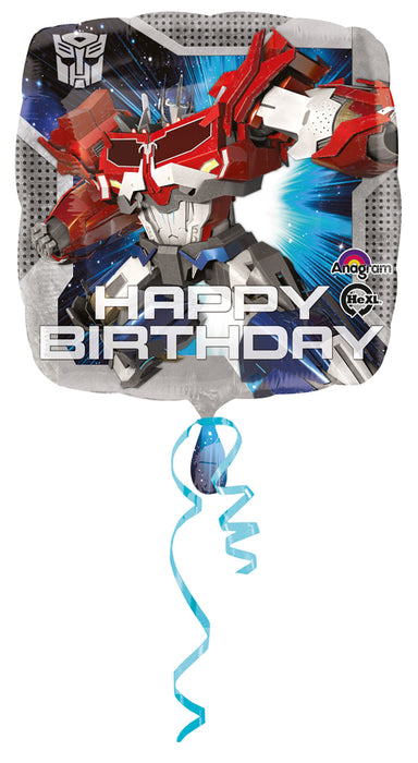 "Happy Birthday" Transformers Folienballon ABC18