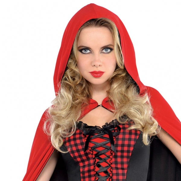 Langes Rotkäppchen Kostüm für Damen - Red Riding Hood