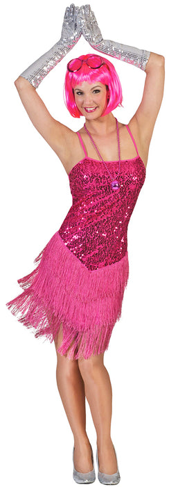 Charleston Kleid Marlene für Damen - Pink
