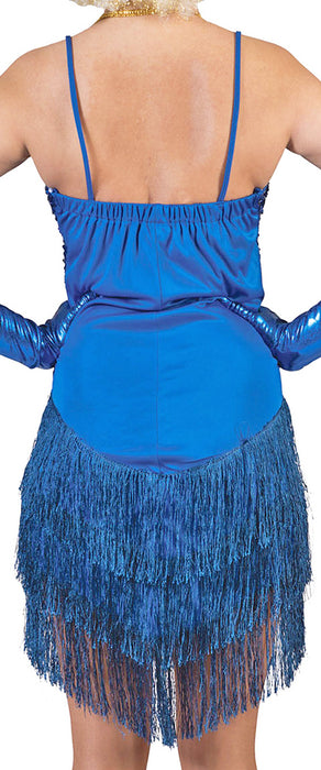 Charleston Kleid Marlene für Damen - Blau