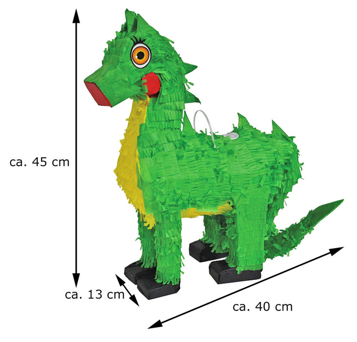 Pinata "Grüner Drache" | 45x18x48cm