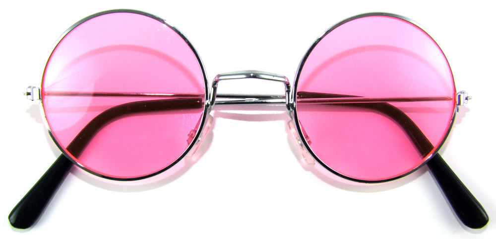 Lennon Brille | 60er 70er Jahre Party Kostüm Zubehör Nickelbrille