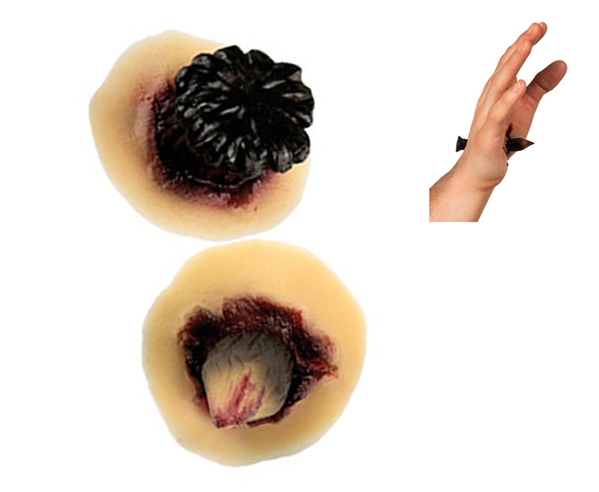 Latex Wunde Fake Verletzung zum Aufkleben - Nagel Wunde