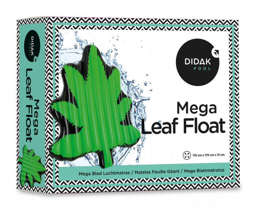 Hanf Blatt Leaf Float XL Luftmatratze 175 x 170 cm