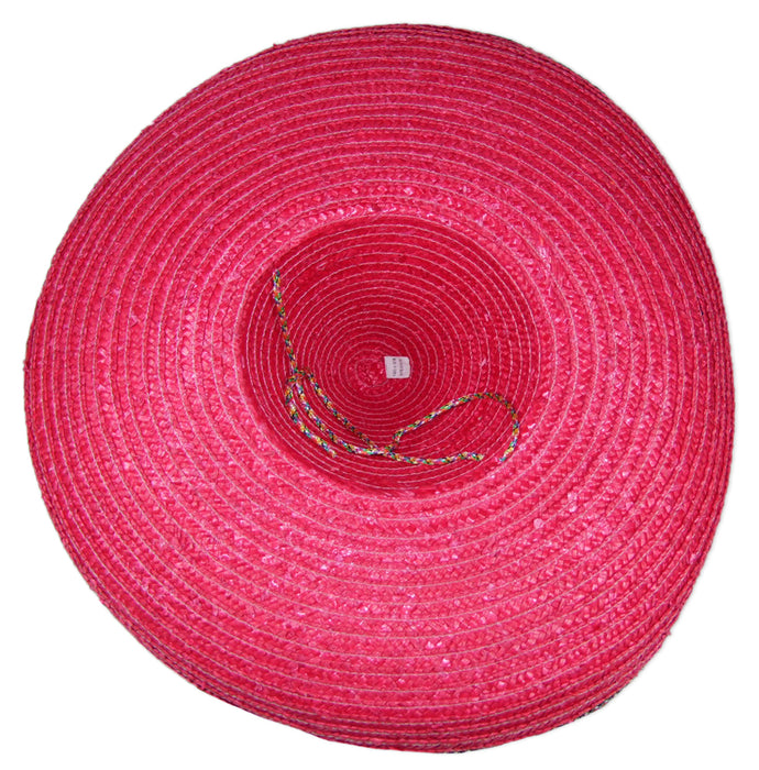Mexikaner Sombrero mit Troddeln - 60 cm Durchmesser | Rot