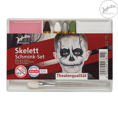 Jofrika Halloween Schmink-Set "Skelett" 747842 | Theater Qualität