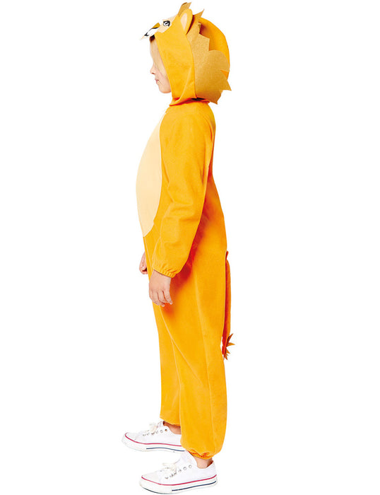 Löwen Kostüm für Kinder - Onesie | Overall Tierkostüm Zoo Safari