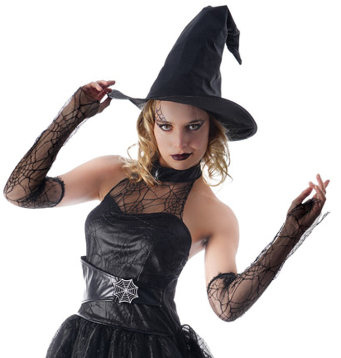 Spider Hexen Kostüm Deluxe Cornelia für Damen - Schwarz