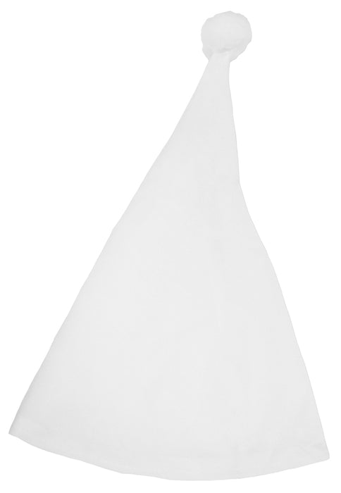 10er Set Schlafmütze mit Bommel - Weiß | Zubehör Kostüm Party Hochzeit