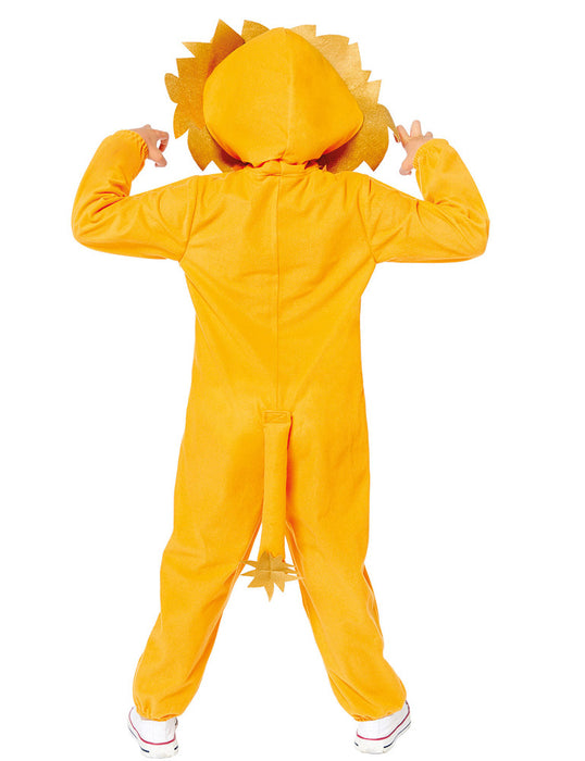 Löwen Kostüm für Kinder - Onesie | Overall Tierkostüm Zoo Safari