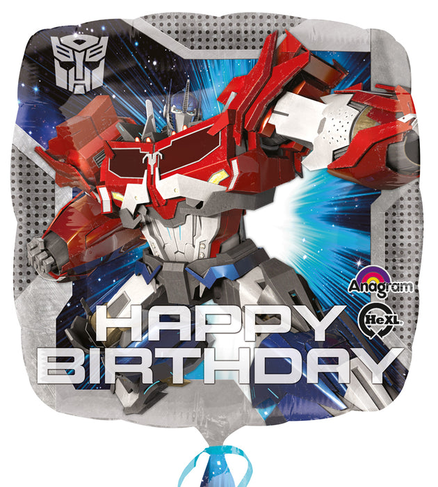 "Happy Birthday" Transformers Folienballon ABC18