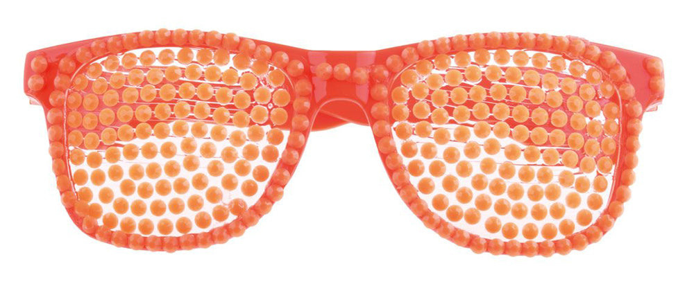 Neon Party Brille zum Kostüm - Orange