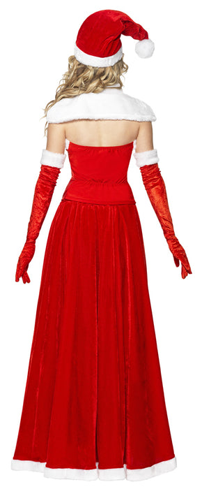 Luxuriöses Miss Santa Kostüm für Damen