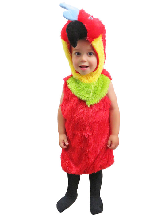 Bunter Papagei Baby Kostüm - Kinderkostüm Karneval