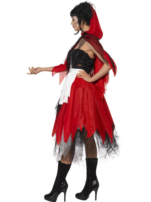 Red Blood Hood Kostüm Rotkäppchen für Damen