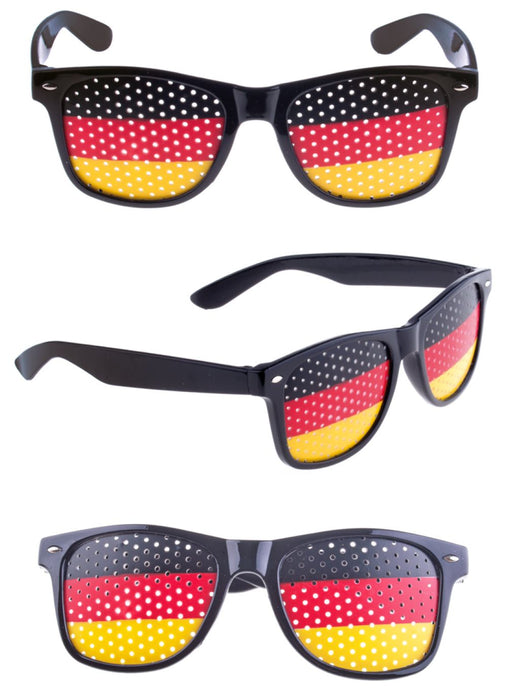 Deutschland Fan Artikel "Party Brille" | Schwarz Rot Gelb