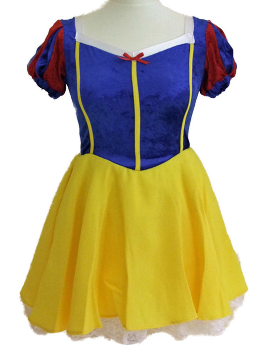 Schneewittchen Kostüm für Damen - Kurz | Märchen Kleid