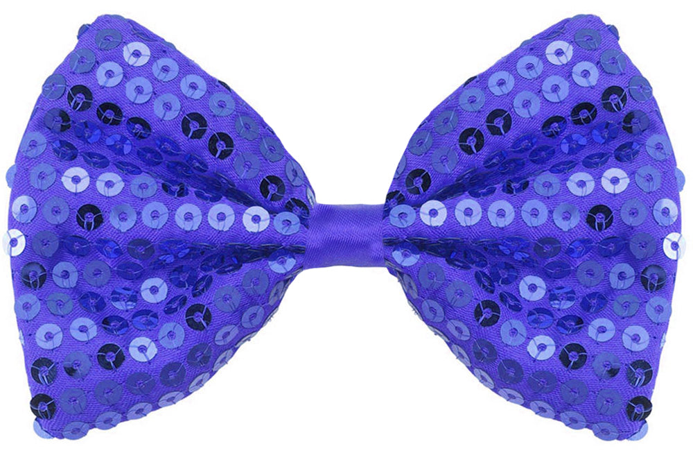 Glitzernde Pailletten Fliege zum Show Disco Party Kostüm - Farbwahl