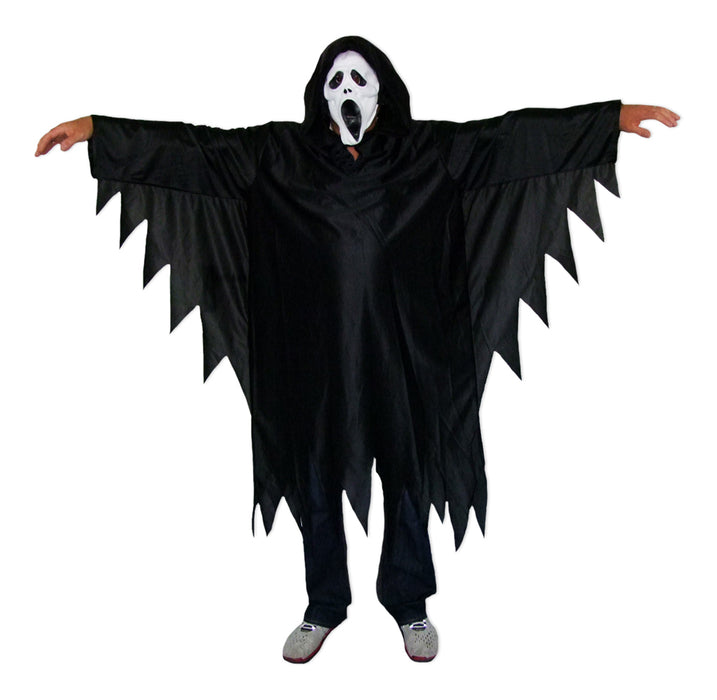 Scream Sensenmann Halloween Tunika für Kinder | Schwarz