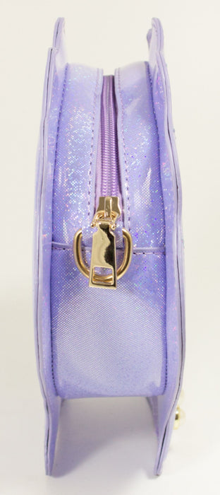 Hochwertige Glitzer Handtasche - Muschel 21cm