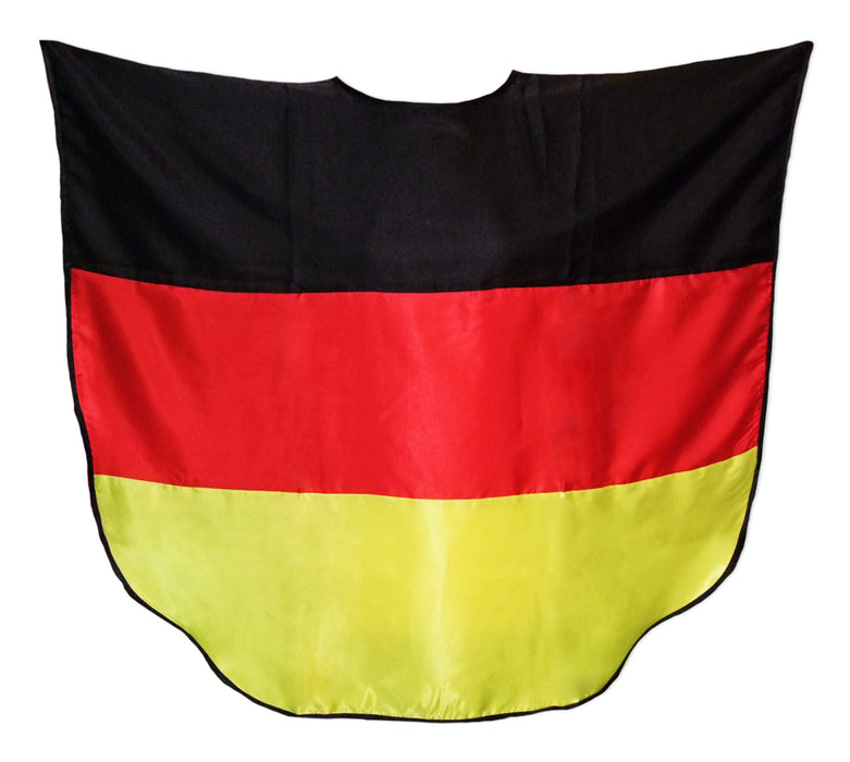 Deutschland Fan Artikel "Poncho" | Schwarz Rot Gelb