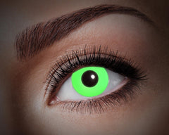 Eyecatcher UV Kontaktlinsen - Flash Green U73 |  Farbige 1-Monatslinsen