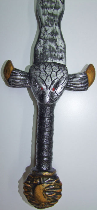 Drachentöter Schwert mit Schlangenkopf 88 cm