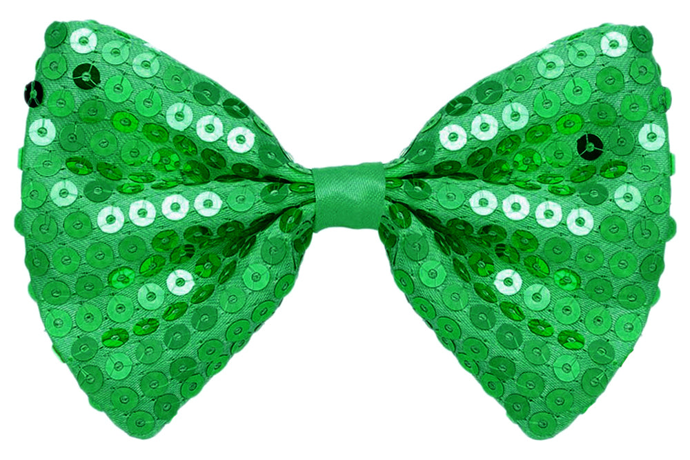 Glitzernde Pailletten Fliege zum Show Disco Party Kostüm - Farbwahl