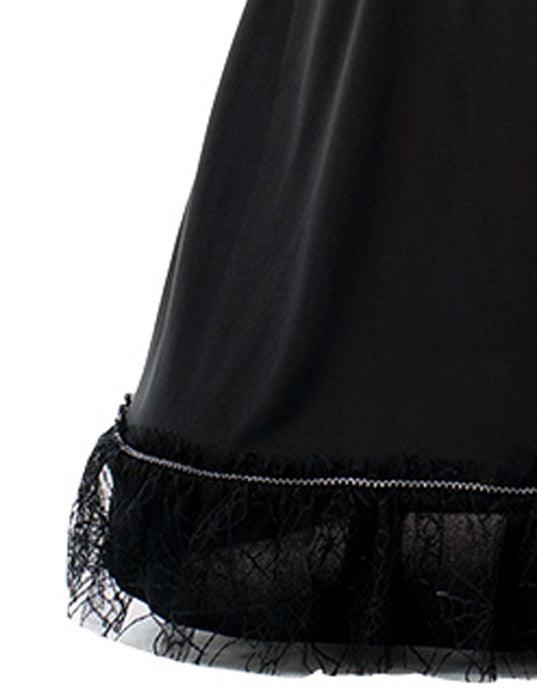 Hexen Kinderkostüm "Orelie" - Langes Kleid und Hexenhut | Schwarz Silber