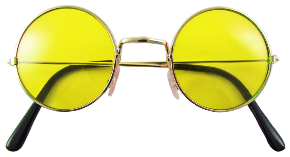 Lennon Brille | 60er 70er Jahre Party Kostüm Zubehör Nickelbrille