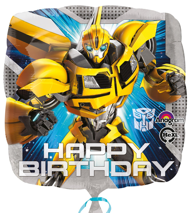 "Happy Birthday" Transformers Folienballon ABC18