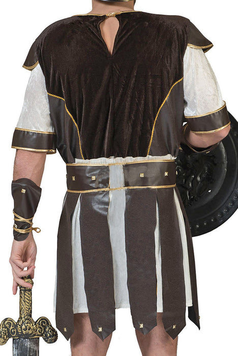 Römischer Gladiator "Priscus" - Kostüm für Herren | Braun Gold