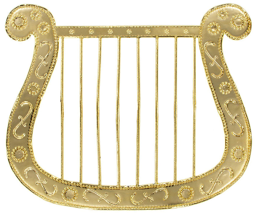 Harfe für Engel oder Troubadix Kostüm | Gold