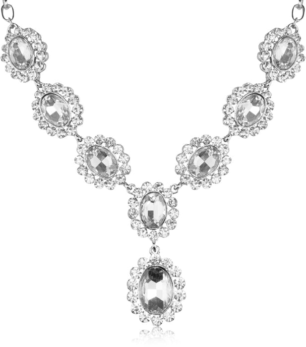 Barock Schmuck Set mit Schmucksteinen Kristall