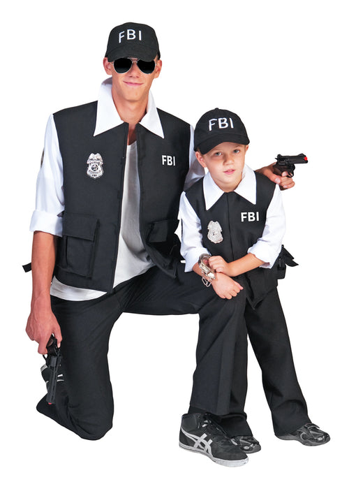 FBI Agent Kostüm Polizist für Jungen
