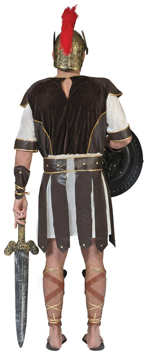 Römischer Gladiator "Priscus" - Kostüm für Herren | Braun Gold