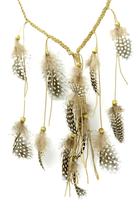 Kopfschmuck Kleiner Falke mit Federn | Hippie Wilder Westen Kostüm