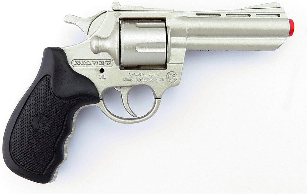 Gonher 433/0 - 8-Schuss Revolver Police zum Kostüm Polizist