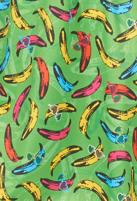 Pop Banana Retro Hippie Kostüm für Damen - Grün
