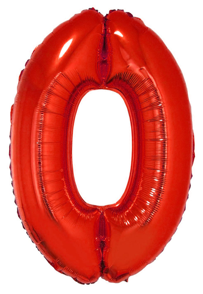 XXL Zahlenballon 100 Cm – Riesenzahl Für Geburtstag & Party – Rot, Zahl 3 – Folienballon
