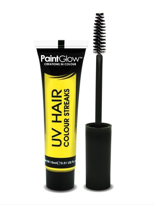 PaintGlow - Neon UV Hair Streaks - Strähnen Color Haarfarbe - Gelb