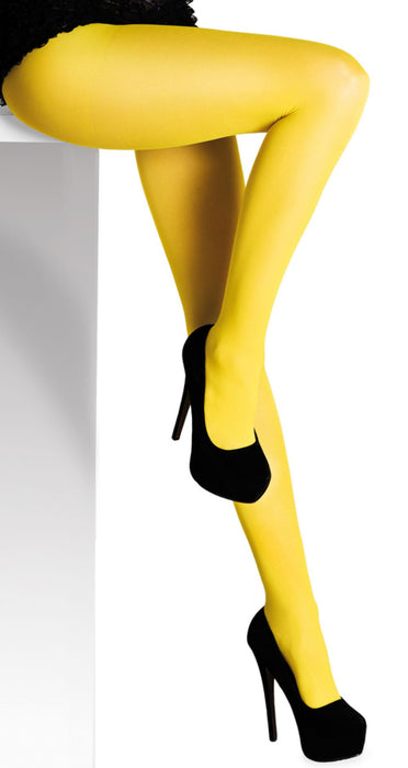 Blickdichte Strumpfhose für Damen 40 DEN | Gelb