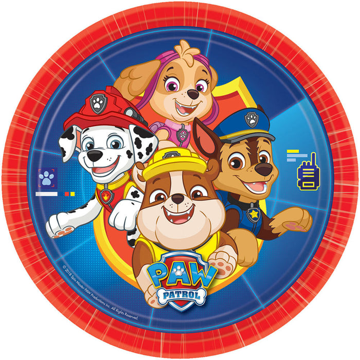 Pappteller "Paw Patrol" | Ø22,8cm/8Stk.