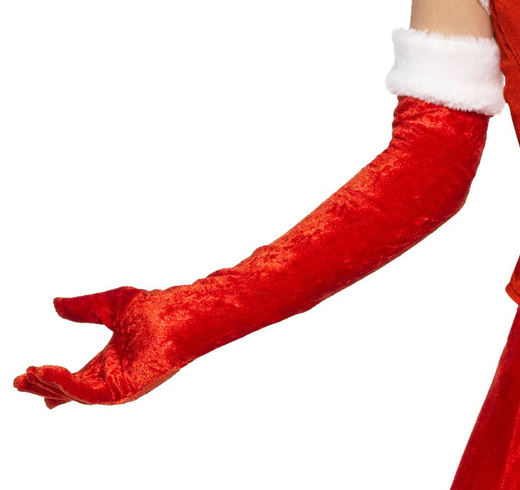 Luxuriöses Miss Santa Kostüm für Damen