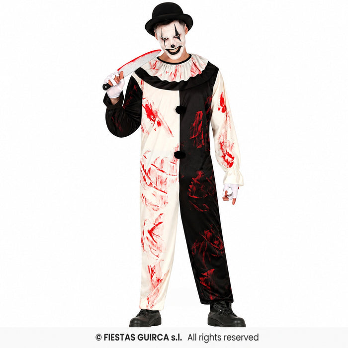 Kostüm "Terror Clown" für Herren | Einteiler mit Kragen